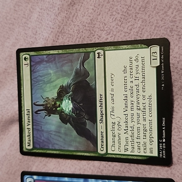 Set of 2 Magic The Gathering (MTG) Creature Shapeshifter Trading Cards - Picture 3 of 4
